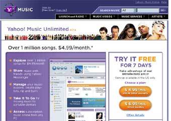  Yahoo! Music Unlimited 