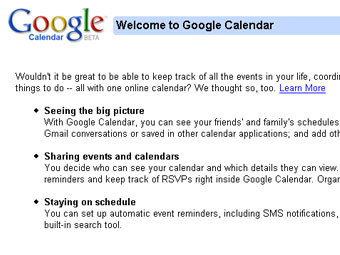   Google Calendar