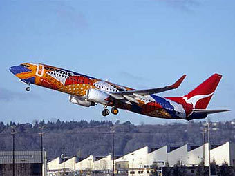 Boeing 737-800  Qantas.  - Boeing