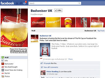   Budweiser  Facebook