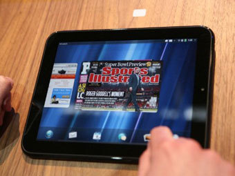  HP TouchPad,  ©AFP